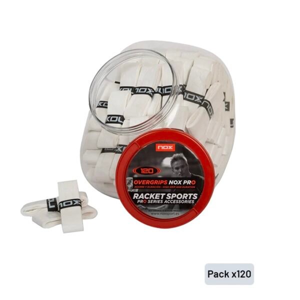 Overgrip Nox Pro Drum (Pack x 120) Plain White